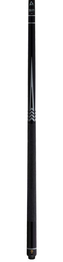 McDermott SL11 Select Series Cue - Black with Gray Urethane Points and Defy Shaft