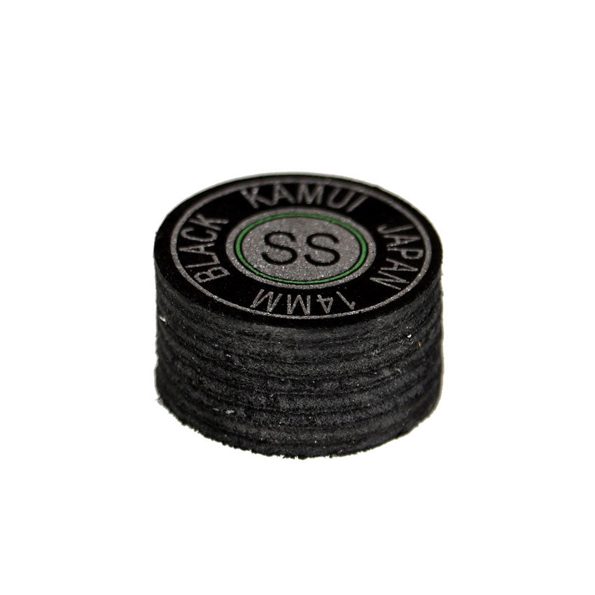Kamui Black Laminated Leather Pool Cue Tips
