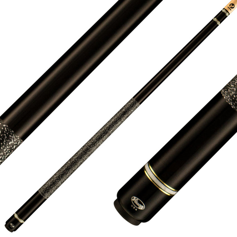 Viking ST0402 Storm Series Play Cue - Midnight Black-Stained Maple