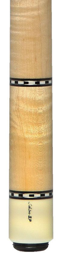 Schon STL1 Light Stained Curly Maple Pool Cue - STL1SPCURLS 4