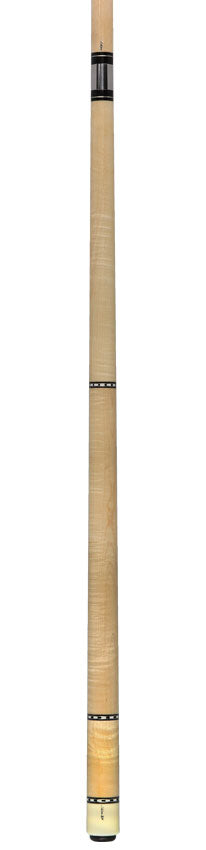 Schon STL1 Light Stained Curly Maple Pool Cue - STL1SPCURLS 6
