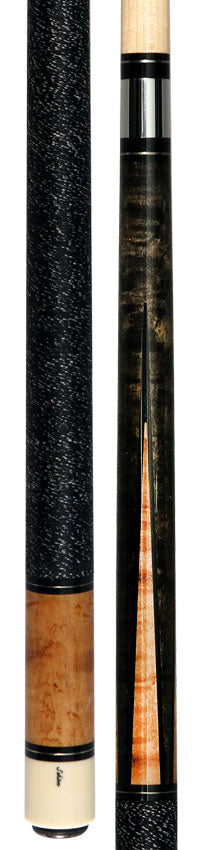 Schon STL3GRYM Pool Cue - Gray Stained with Maple Butt Sleeve