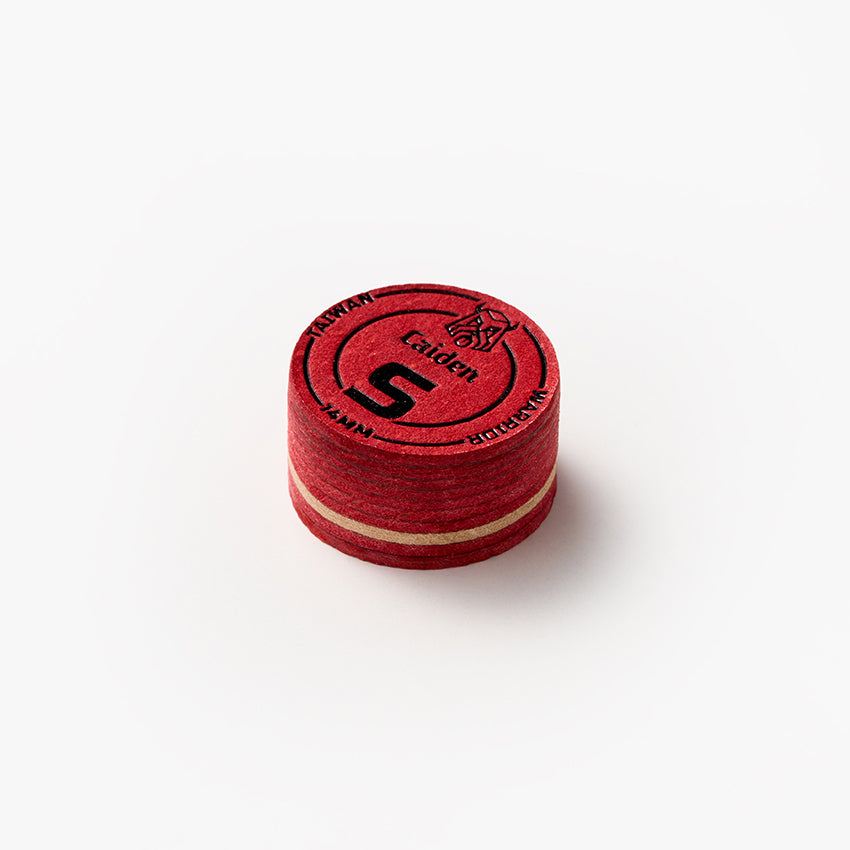 Caiden Warrior Pool Cue Tips - Red