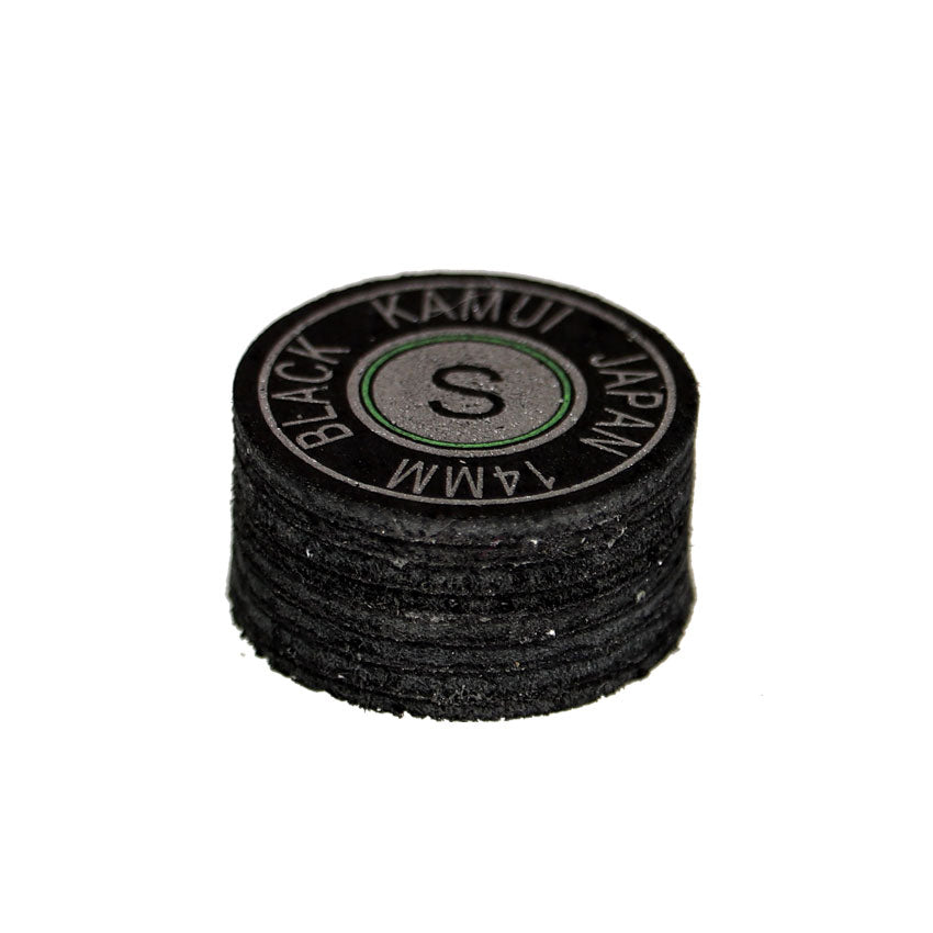 Kamui Black Laminated Leather Pool Cue Tips