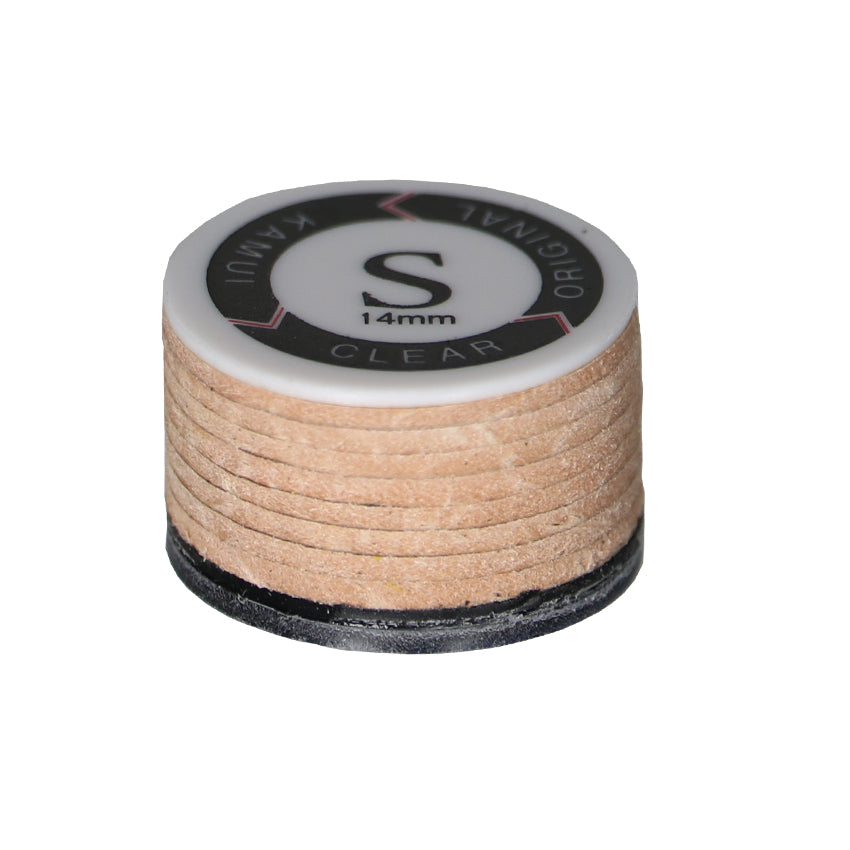 Kamui Clear Tan Laminated Leather Pool Cue Tips