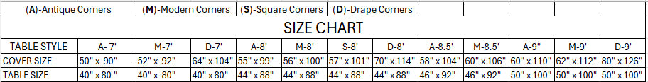 Championship Duratex Pool Table Cover