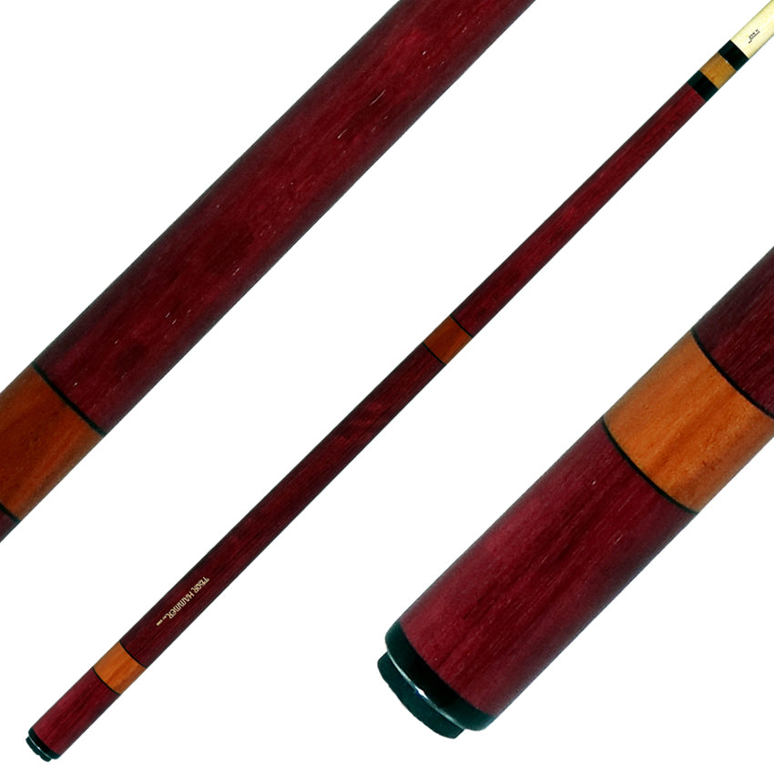 Joss JOSTHPHOLD-DIS Thor Hammer Break Cue - Purpleheart with Stained Maple Rings