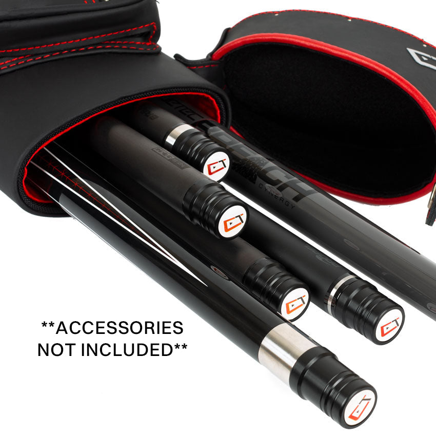 Cuetec 95-750 Pro Line 2x4 Hard Professional Pool Cue Case - Black