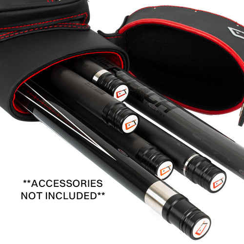 Cuetec 95-750 Pro Line 2x4 Hard Professional Pool Cue Case - Black 5