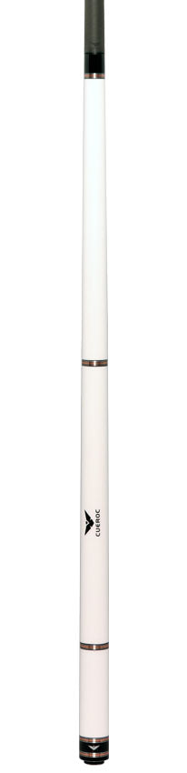 Cueroc CR-N02G Galaxy 2 No Wrap Pool Cue - White Colored Maple with Carbon Fiber Shaft