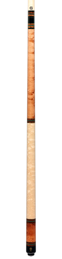 McDermott G229 G Series No Wrap Pool Cue - Light American Cherry Stain with Maple Wrap Handle 4