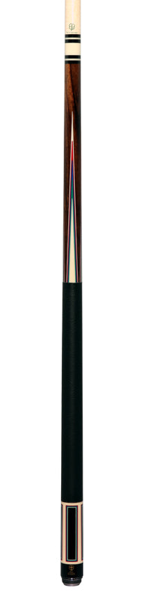 McDermott H1454 H-Series Pool Cue - Rosewood Forearm with Bone Urethane Points and Textured Leather Wrap