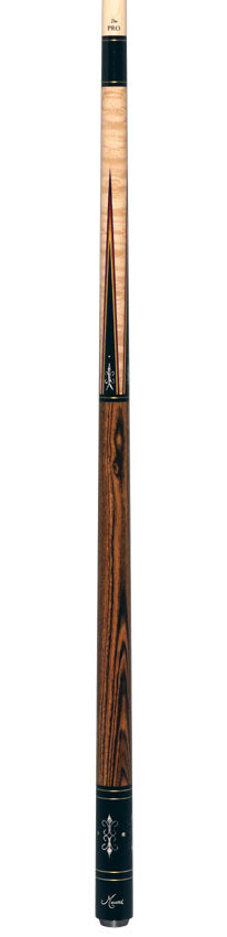 Meucci Natural Wood Series ANW3 Pool Cue - Birdseye Maple with Bocote