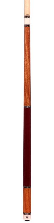 O'Min Pearwood with Purpleheart Wrap Section Pool Cue