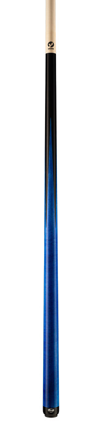 Viking MT0117 Motore Series Play Cue - Midnight Black with 4 Blue Inlaid Points 4
