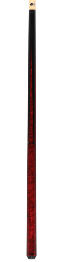 K2 KLSPRD Radial Pool Cue - Red Sneaky Pete with 11.75mm LD Shaft