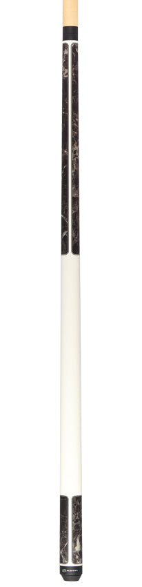 Players G4145 Graphic Pool Cue - Brown Marble With Matte White