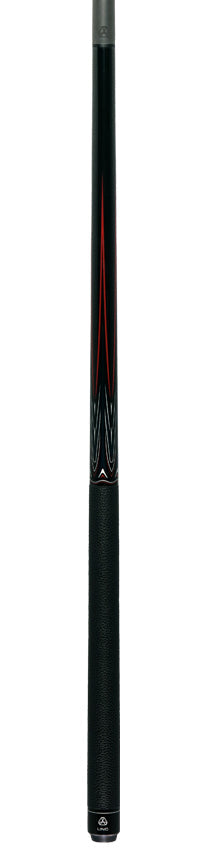 Linc LC103 Black with Red / Gray Graphic Cue & Carbon Fiber Shaft 6