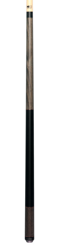 K2 KL118 No Wrap Pool Cue - Gray Stained Ash with 12.50mm LD Shaft