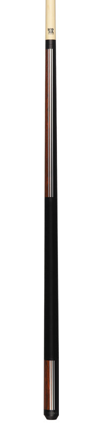 KODA KD29CO Pool Cue - Split Design Black and Cocobolo Graphic