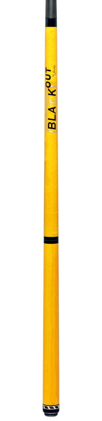 Jacoby BlaCkOut JACBKOUTYEL No Wrap Break/Jump Cue - Yellow