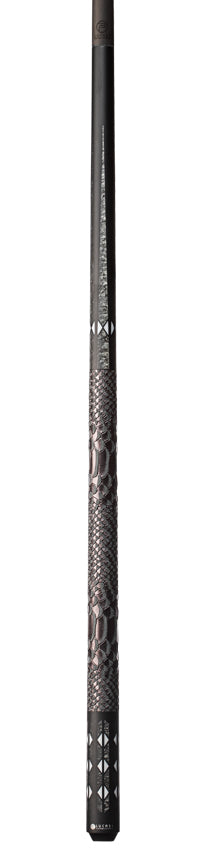 Lucasi Pinnacle LP40 Pool Cue with Carbon Fiber Tech Shaft Cue Matte Black/Imitation Bone