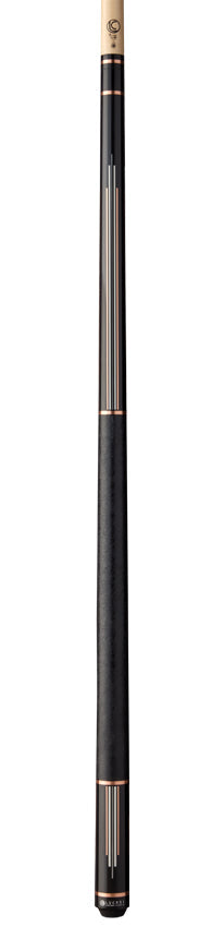 Lucasi Custom LCAD02 Art Deco Series Pool Cue - Rose Gold & Silver