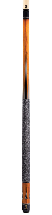 McDermott H751 H-Series Pool Cue - Cocobolo with Black and White Points with Irish Linen Wrap