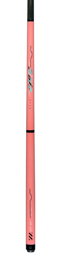 Little Monster LMBRKJMPNWCYPK No Wrap Break/Jump Cue with Carbon Fiber Shaft - Cyber Pink