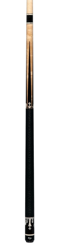 Viking DF1200 Defender Series Pool Cue - Maple with Ebony Points and White Pearl Chess Inlays 6