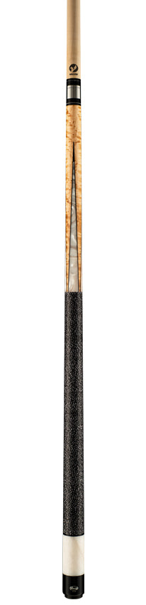 Viking HL0404 Helix Series Play Cue -Khaki Stained Birdseye Maple with White Premium Pearl 4