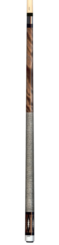 Joss Walnut Stained Maple with Bone White Inlays Pool Cue - JC20-56