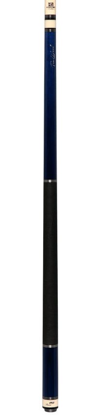 Fury TW3 Pool Cue - Blue-Stained Tec-Wood | Elephant Wrap | HT2 Wood Shaft