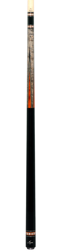 Meucci Freshman 1 Pool Cue - Gray-Stained Maple and Cocobolo Points with Pro Shaft