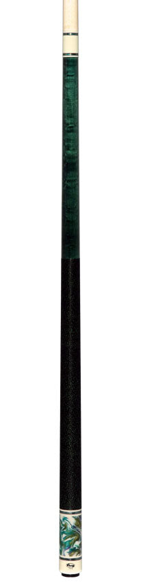 Viking SmartShops Series Teal Stained Maple with Frost Meadow Pearl Sleeve Cue of the Month - 7