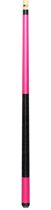 K2 KL112 Matte Metallic Pink Pool Cue with 12.50mm K2 LD Shaft