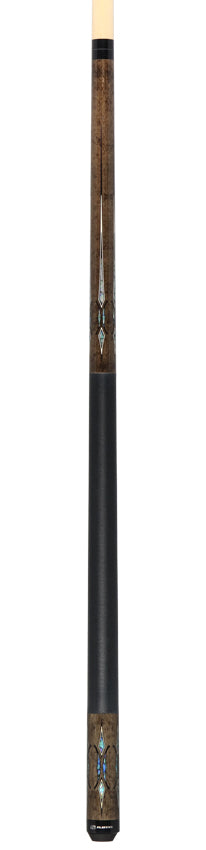 Players G4148 Graphic Pool Cue - Light Grey Maple with Mother of Pearl Overlay