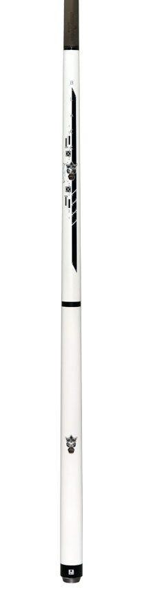 Little Monster LMBRKJMPNWWHEGG No Wrap Break/Jump Cue with Carbon Fiber Shaft - White Egg 6