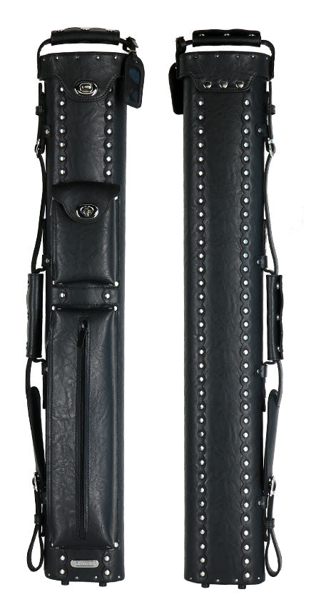 Instroke Vinyl Cowboy Series 2x3 Pool Cue Case - Black