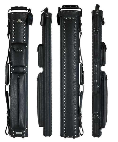 Instroke Vinyl Cowboy Series 2x2 Pool Cue Case - Black 3