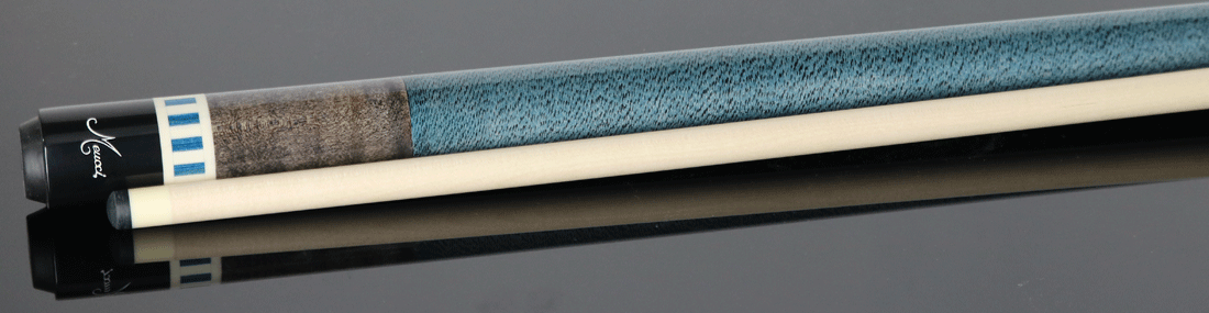 Meucci BE-12 Pool Cue - Gray-Stained Maple Pro Shaft