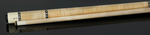 Schon STL1 Light Stained Curly Maple Pool Cue - STL1SPCURLS 2