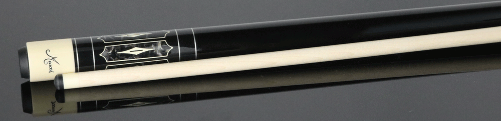 Meucci Starlight 1 SL-1 Pool Cue - Maple with Black Points with Pro Shaft