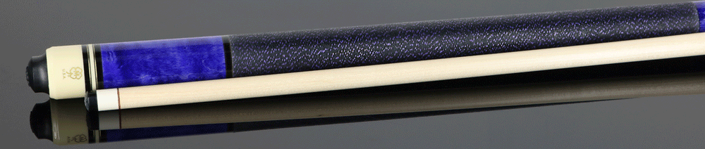 McDermott G241 G Series Pool Cue - Purple Stained Maple with Irish Linen Wrap