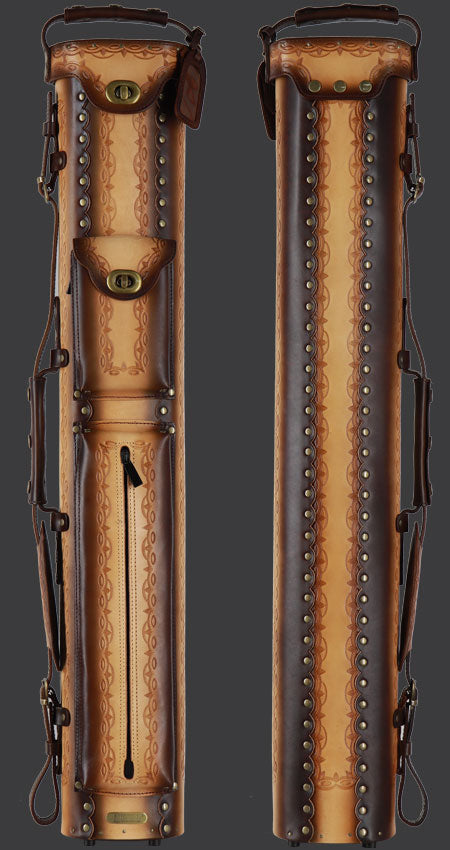 Instroke Saddle 2X4 D01 Dark Brown Air Brushed Case