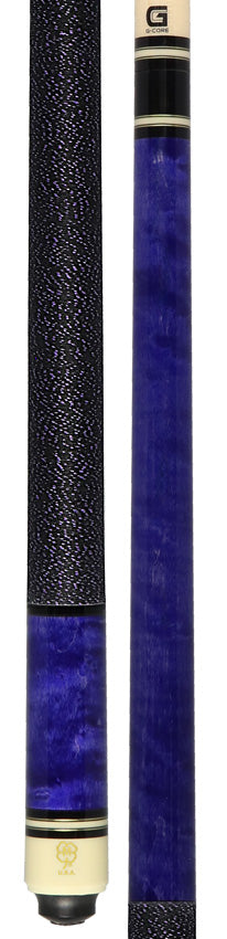 McDermott G241 G Series Pool Cue - Purple Stained Maple with Irish Linen Wrap