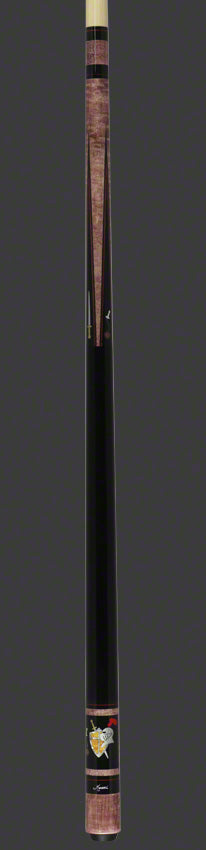 Meucci Hall Of Fame Medieval Burgundy Stained Pro Pool Cue