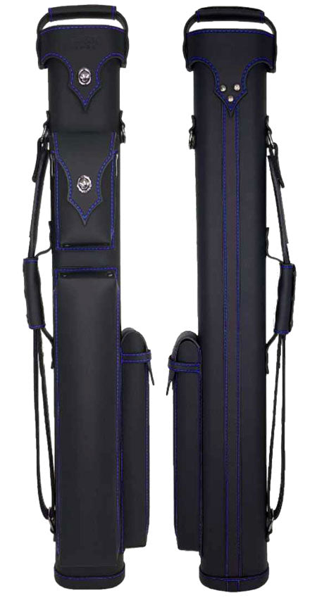 Holly Spectrum Series Pool Cue Case - Sapphire Stitched