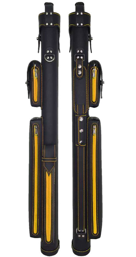 Holly Spectrum Series Hard Pool Cue Case - Citrine Stitched