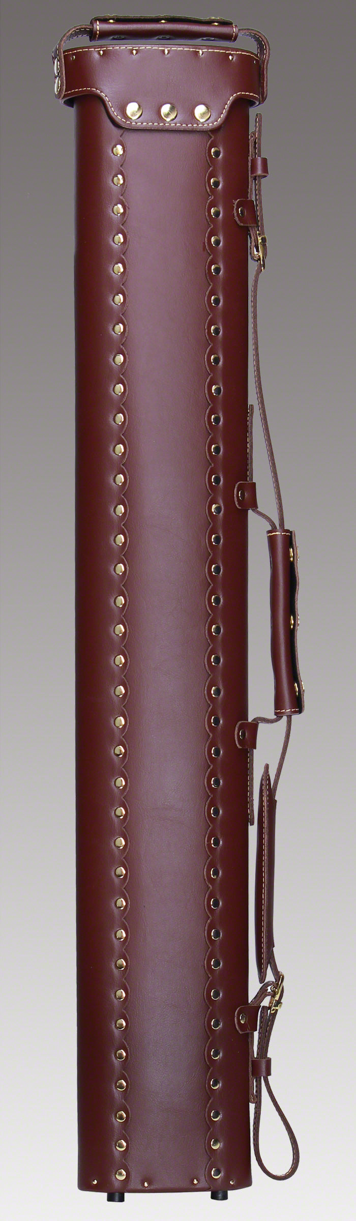 Instroke 2X4 Chestnut Leather Cowboy Cue Case